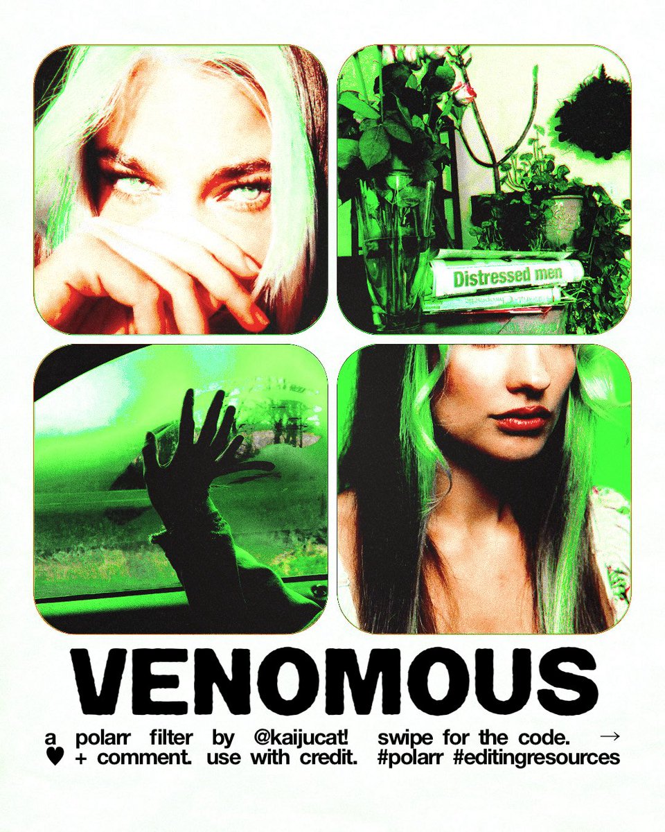 kaijucatrph's tweet image. presenting     …    ——   #VEN0MOUS.      a  polarr  filter  by  kaijucat!    *like  or  retweet  if  using.   [ credit  is  m͟a͟n͟d͟a͟t͟o͟r͟y̲. ]