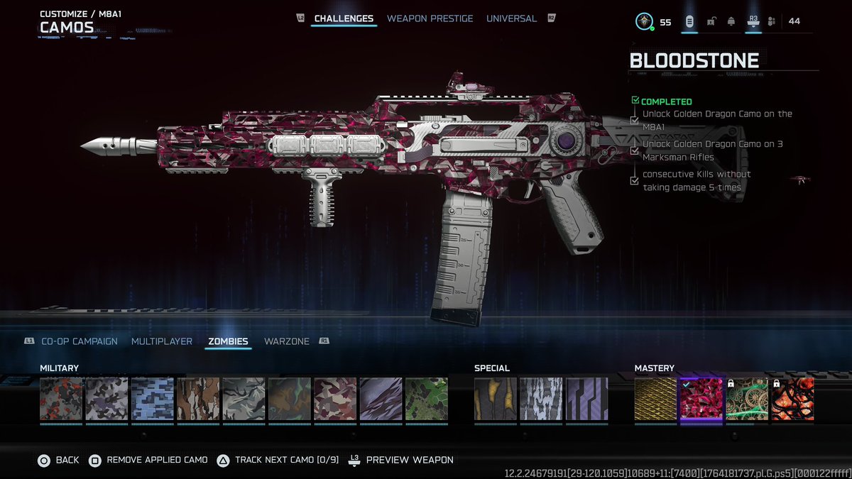 20/30 BloodStone ( Marksman Rifles Done )