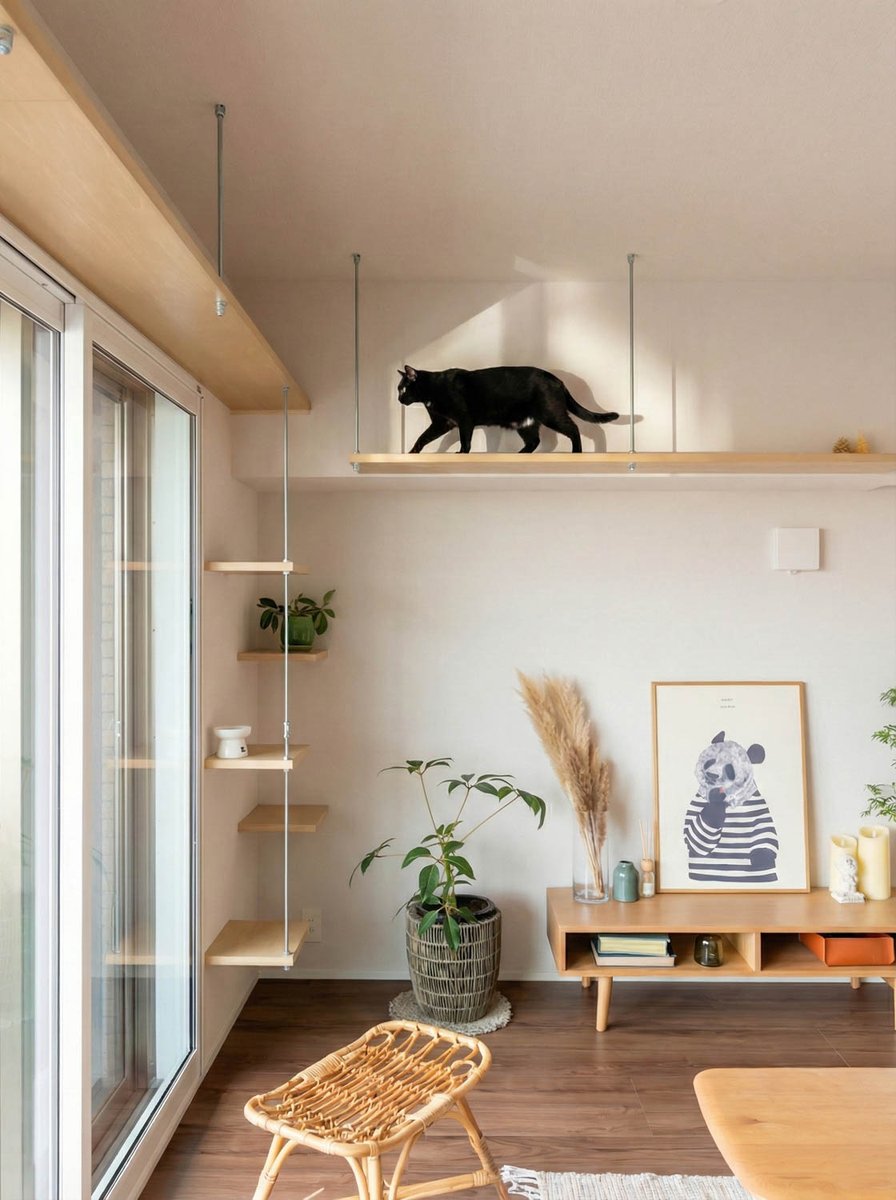 renoves's tweet image. 朝の光が、壁の色と重なっていく。
そんな瞬間が似合う住まいです。

ご夫婦と猫のゆずちゃんが歩み始めた、
「ここから」という名のマンションリノベーション。

▼ 事例はこちら
renoves.jp/works/23368/