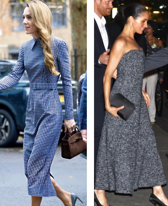 One steals the dress👗 the other steals the show 👑

#PrincessofWales #PrincessCatherine #MeghanMarkleExposed