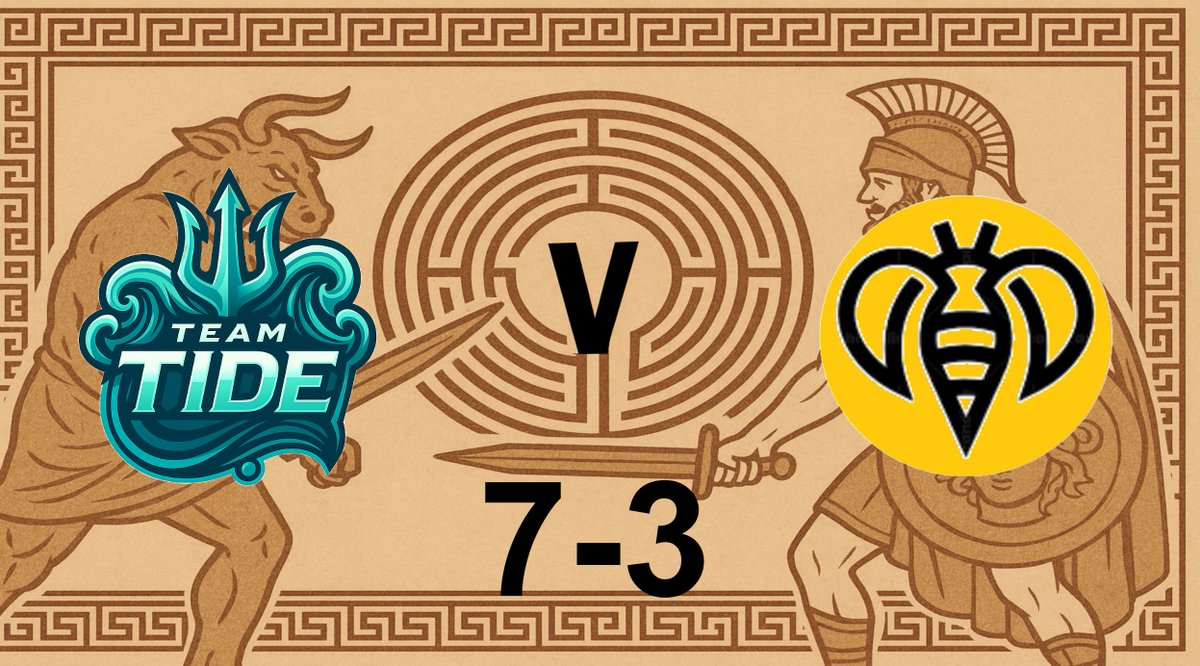 Match Result: Team Tide wins 7-3 over Yellow Jackets