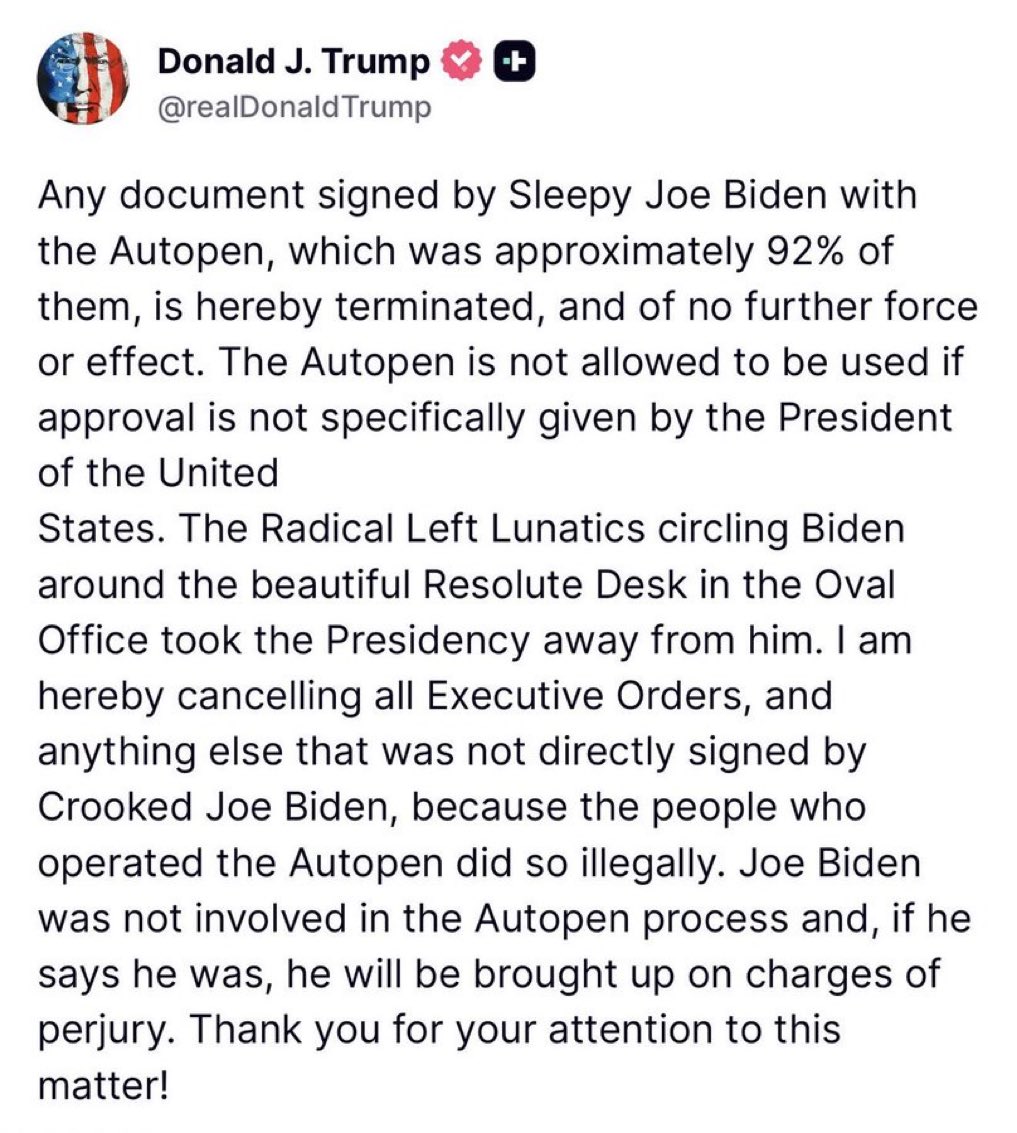 In trying to save Demented Joe from accountability in his Classified Documents Case, Biden’s DoJ has already found that Biden cannot remember anything, and effectively that he didn’t know what he was doing

They can’t now argue the opposite

Therefore, the Supreme Court should