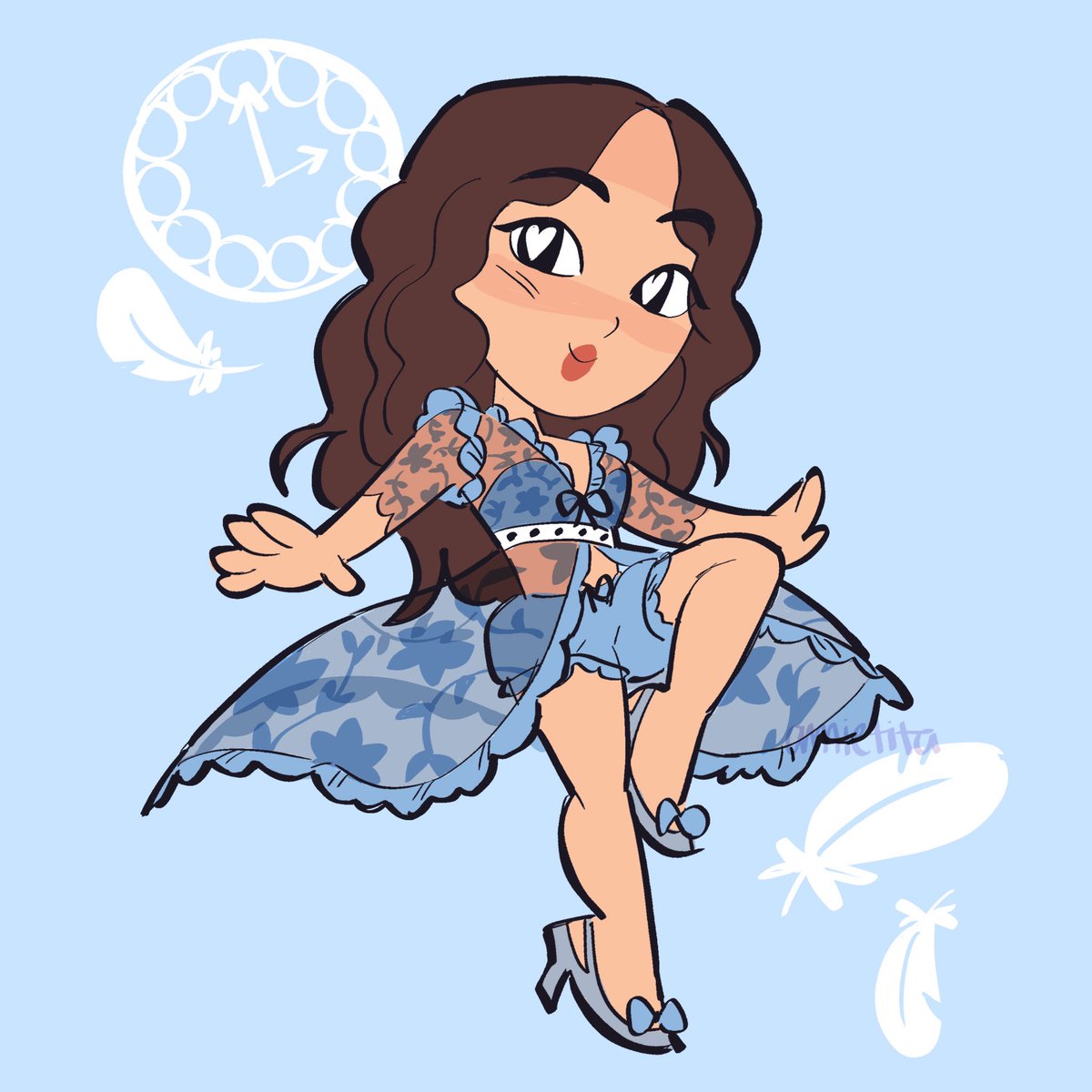 also drew laufey bc someone on tumblr asked oh so kindly