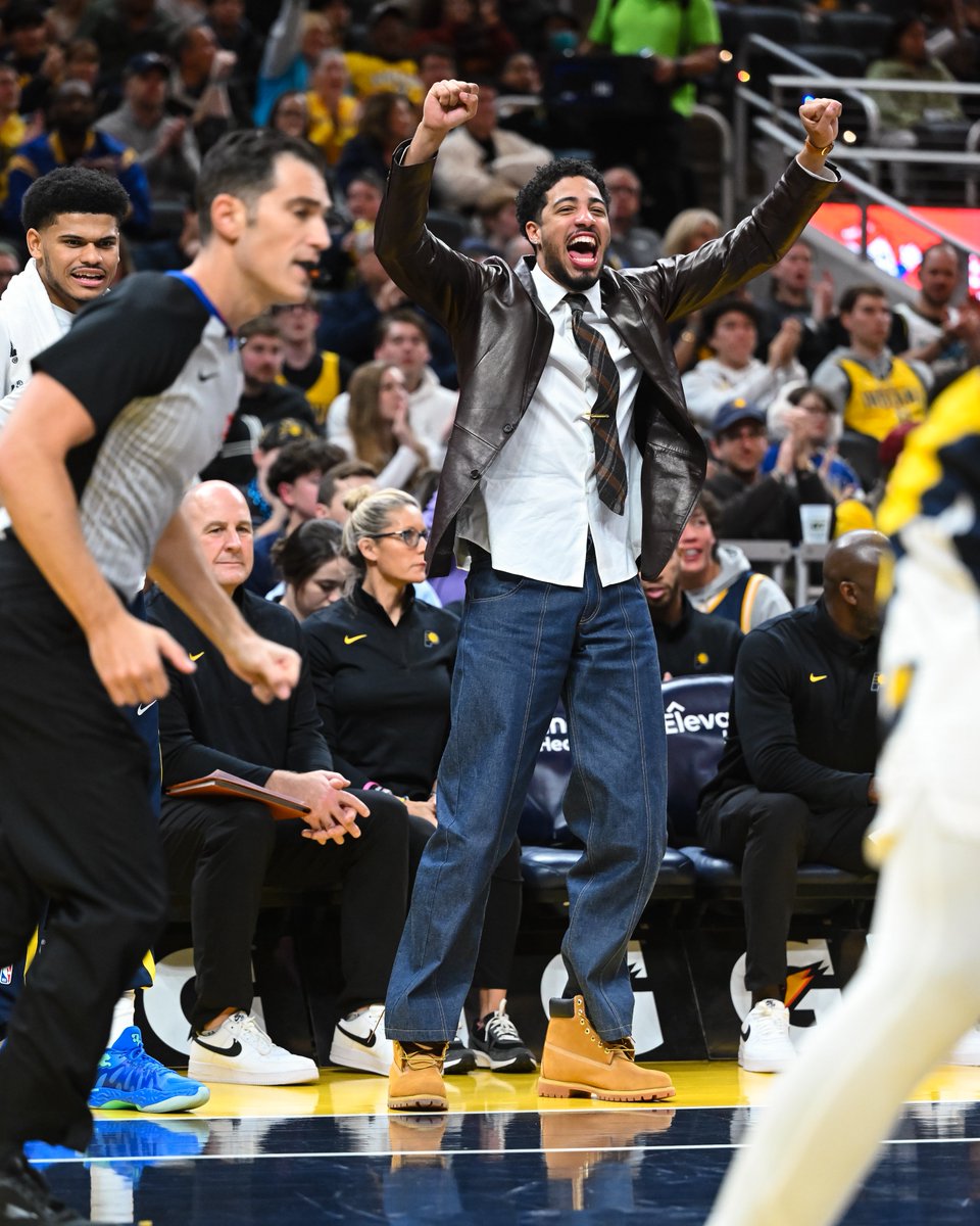Tyrese Haliburton bringing the energy 🔥
