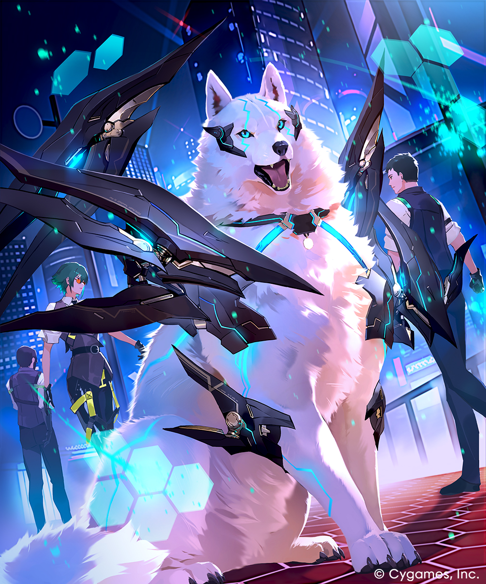 Shadowverse EVOLVEというゲームで【葬りの狼・ヴェッド】【ワイルドメディエーター・ガンマ】というカードイラストを描きました