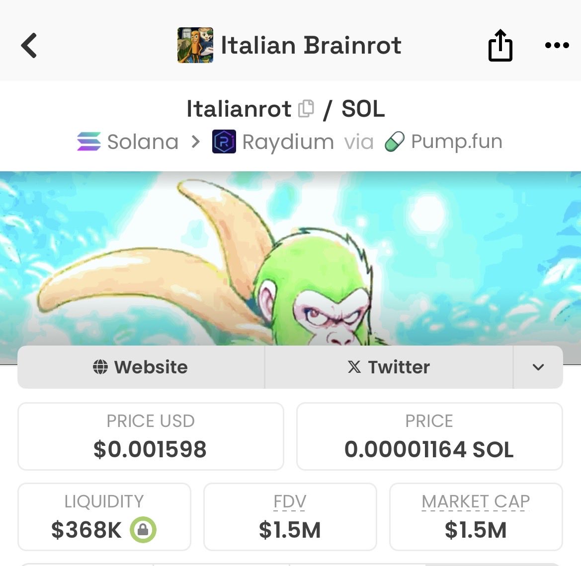 Hearing this is the next blue chip on $sol

Whatchu think?

$italianrot homie

BQX1cjcRHXmrqNtoFWwmE5bZj7RPneTmqXB979b2pump

X: <a href="/italianrotsol/">Italianrot</a>