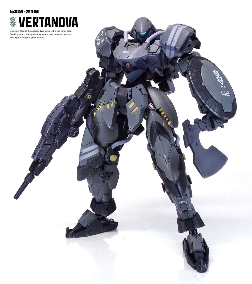 naoral's tweet image. #今月作ったプラモ晒そうぜ
#30MM

ヴェルタノヴァちゃん‼️