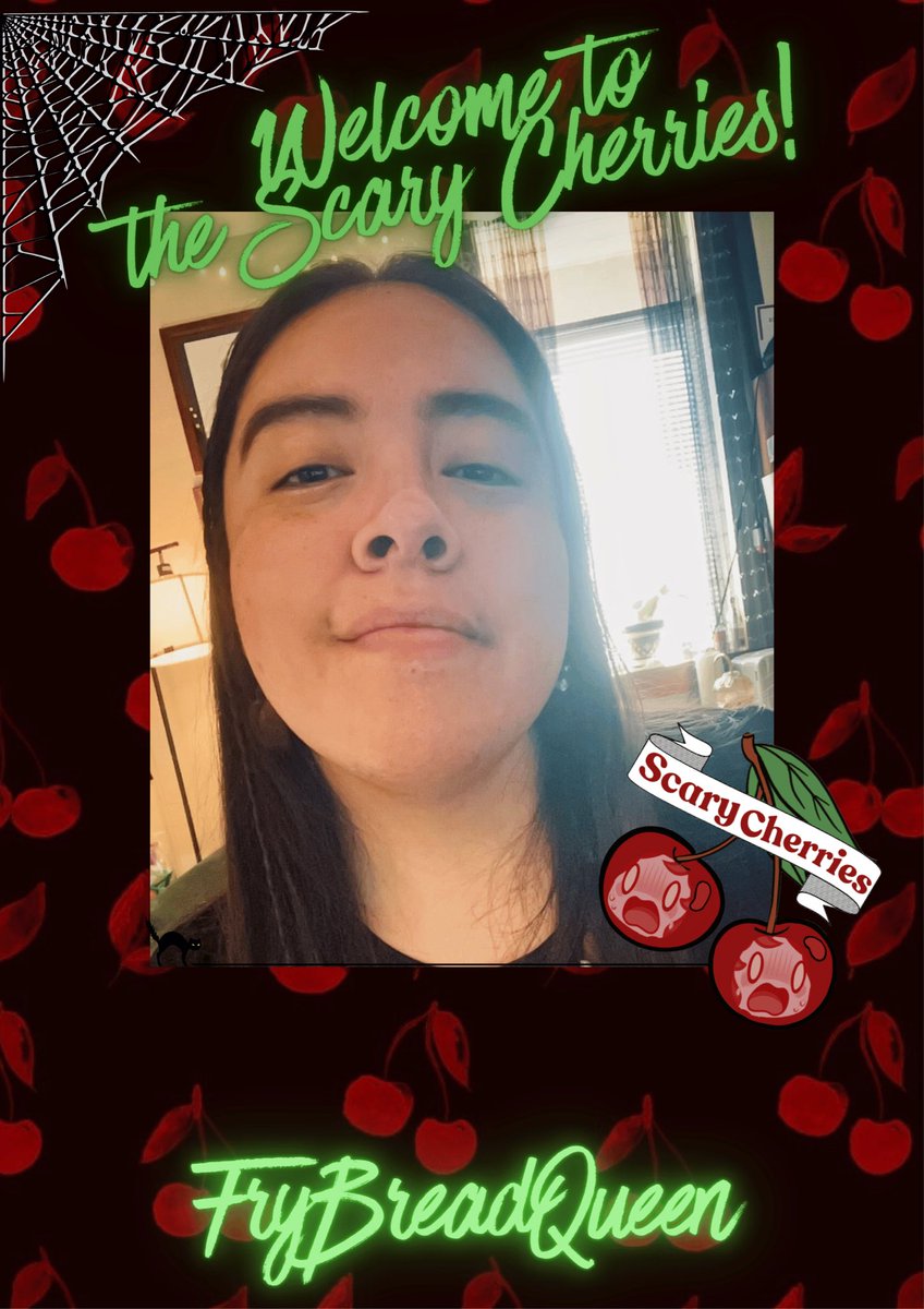 ScaryCherries_'s tweet image. Introducing @frybreadqueen ✨
She is an indigenous variety horror streamer that loves Resident Evil &amp;amp; Silent Hill! She also does co-working/studying streams, which are always a chill space to be in! ✨ Welcome to the team!