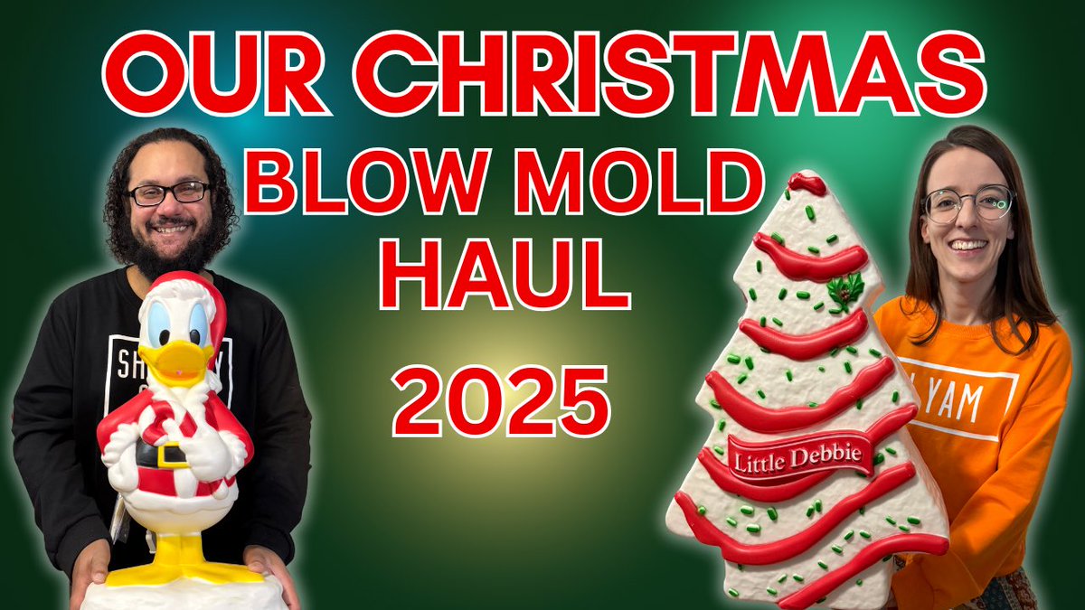 Strongislandni2's tweet image. Hey everyone! We shared our blow mold haul, and can’t wait for you to see them:
youtu.be/WJhhWhV3Sak?si…
Thank you for liking and subscribing! ❤️🎄
#Christmas #Christmasgifts #YouTube