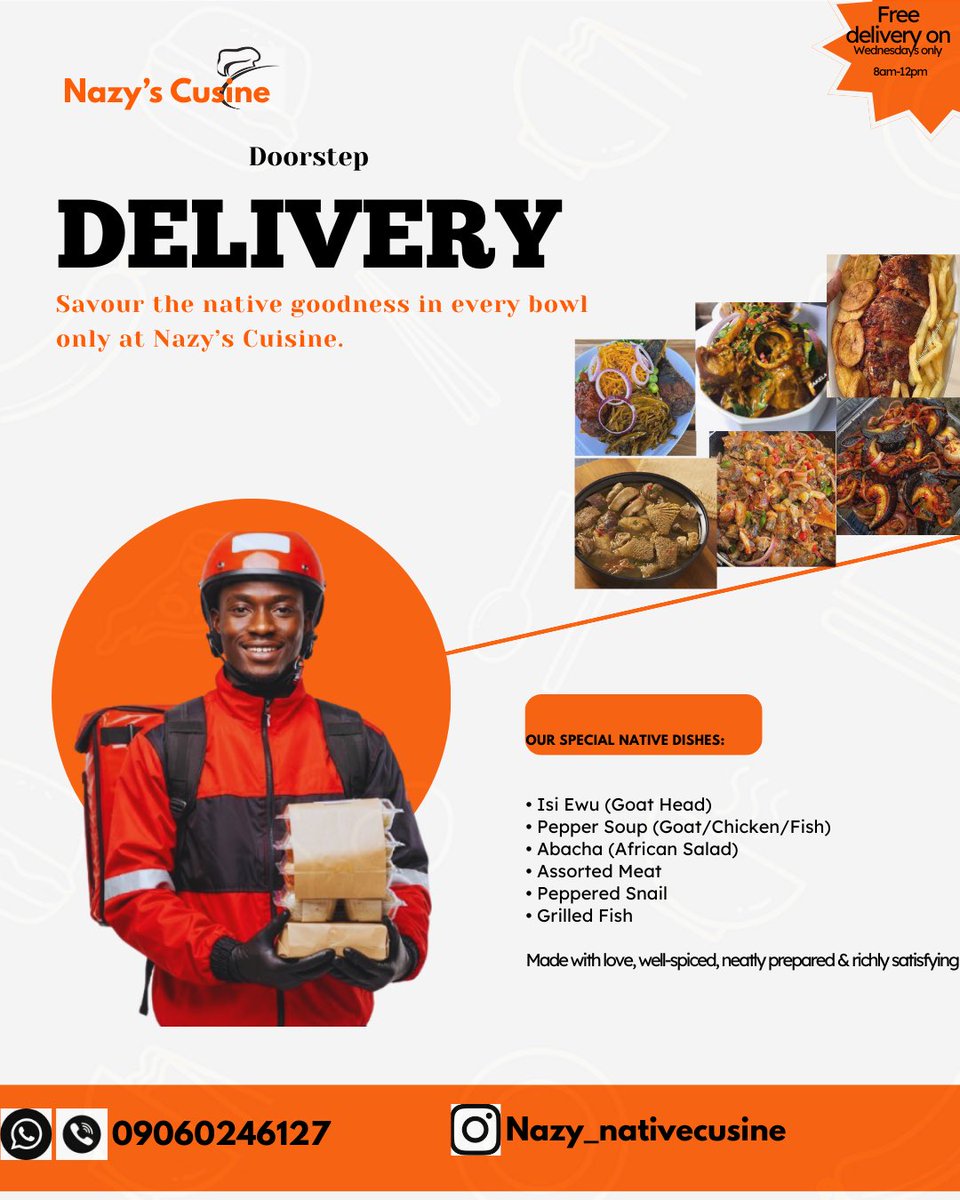qweeneth44's tweet image. Week five assignment @Official_GIDA 
Creating a delivery flier for a food brand ❤️🙌🏿🤭 #graphicsdesigner #skill #positiveminds