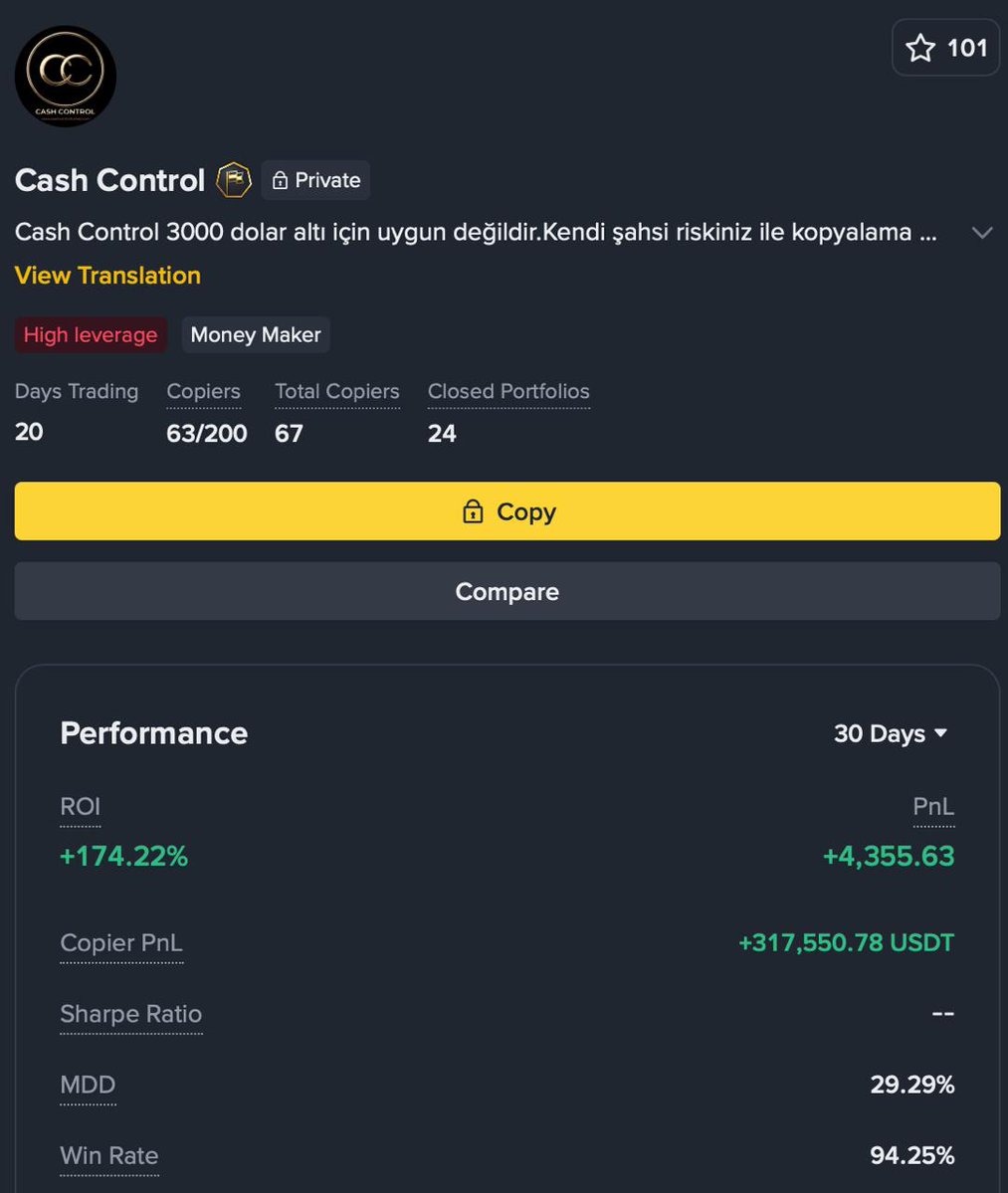cashcontrol07's tweet image. #CashControl Copy Trade hesabımızda kısa sürede %175 bir kar oranı elde ettik.İki işlem daha kapattık.Soluksuz işlem açmaya devam ediyoruz.90 da 87 başarı 

#CryptoTrading #copytrading #Binance #altın #Eth #cumartesi #TasacakBuDeniz
