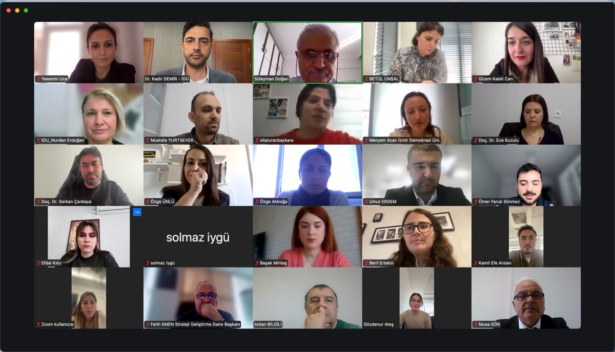 İzmir Demokrasi Üniversitesinde YÖK Kurumsal İzleme Programı Tamamlandı

Kurumsal İzleme Programı (KİP) süreci kapsamında Üniversitemizde, Yükseköğretim Kalite Kurulu’nun (YÖKAK) izleme takımının çevrimiçi ziyaret programı 25 Kasım 2025 tarihinde gerçekleştirildi.
Prof. Dr.