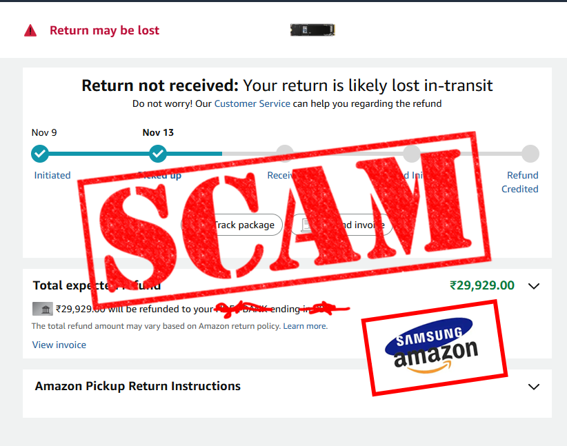 AppsLab_Co's tweet image. I need urgent help.
I ordered a Samsung 990 EVO Plus 4TB SSD from the official @SamsungIndia store on @amazonIN.
The SSD arrived dead.

Amazon first told me to contact Samsung. Samsung asked me to travel 150+ km, which I cannot.
Then Amazon assured me, “We will refund you.”

On…