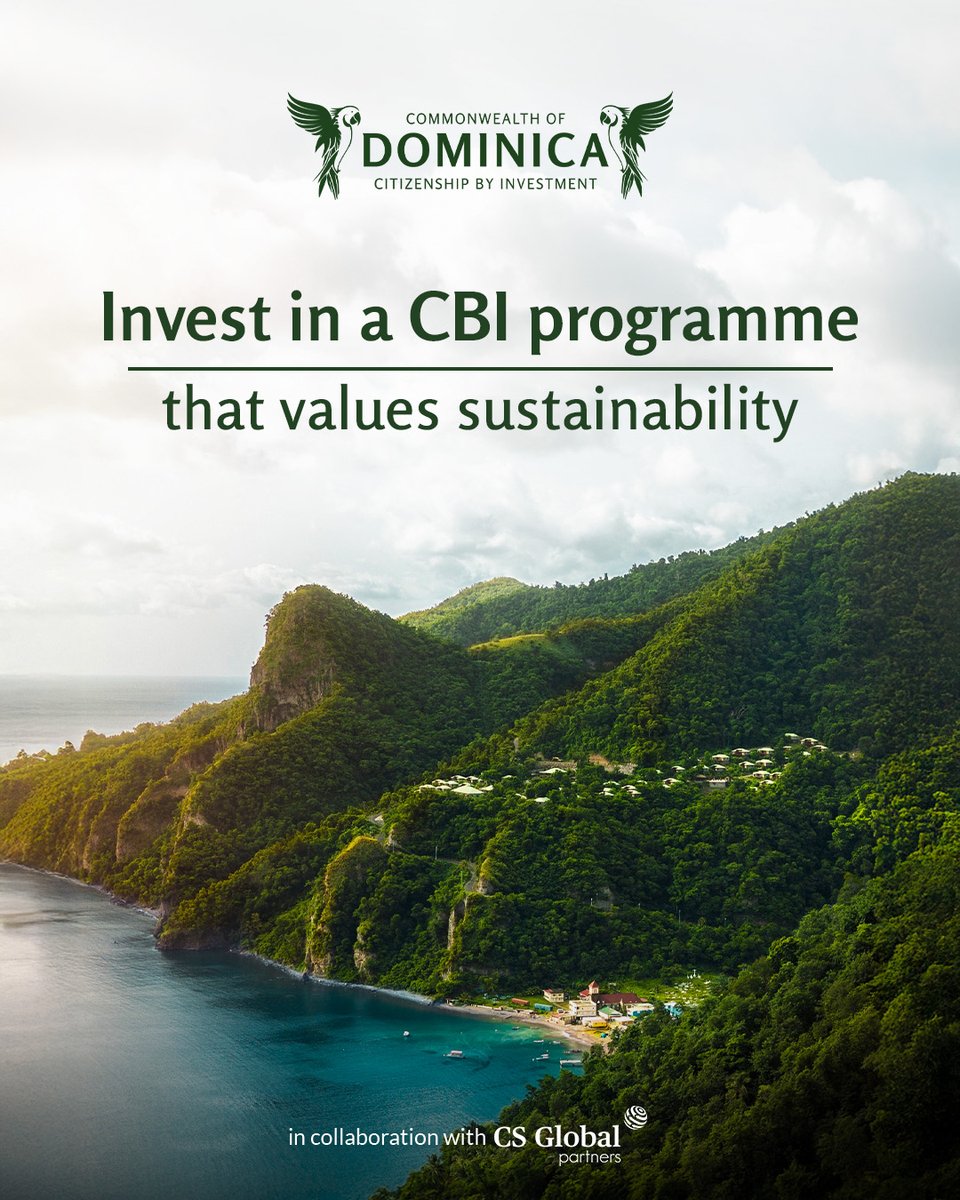 Not every investment tells a story. Dominica’s Citizenship by Investment Programme does.  

Find out more: cbiu.gov.dm
#Dominica #DominicaCBI #Citizenship