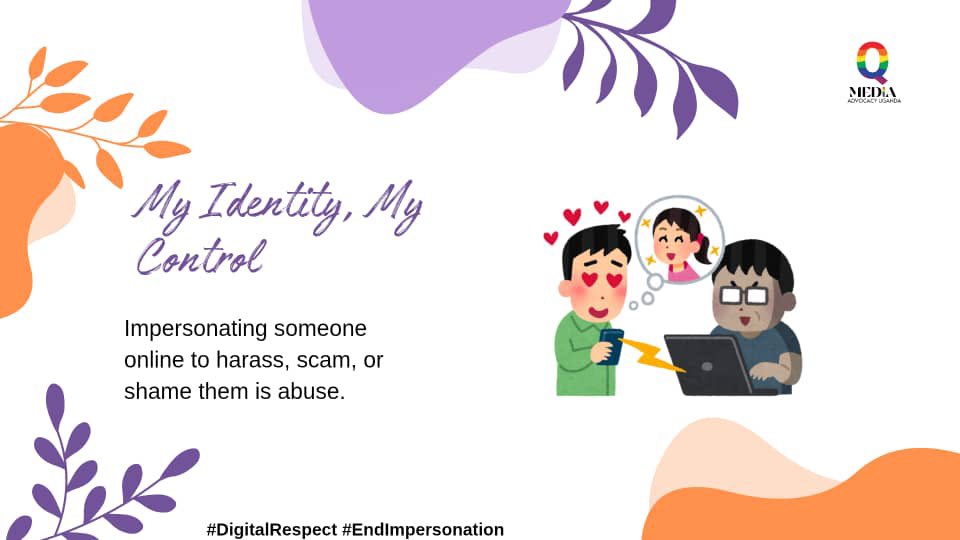 QMediaAdvocacy's tweet photo. #16DaysOfActivisim #UNiTE to End Digital Violence against All Women & Girls
Digital identity belongs to the person not to anyone else.
#MyIdentityMyControl #DigitalRespect #EndImpersonation https://t.co/70HfXEkTXw