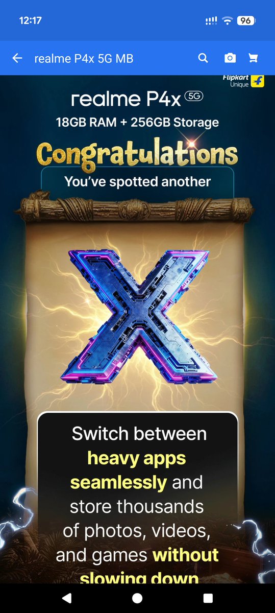 Oomph_Factor's tweet image. Spotted day-3 X. #realmeP4x @realmeIndia