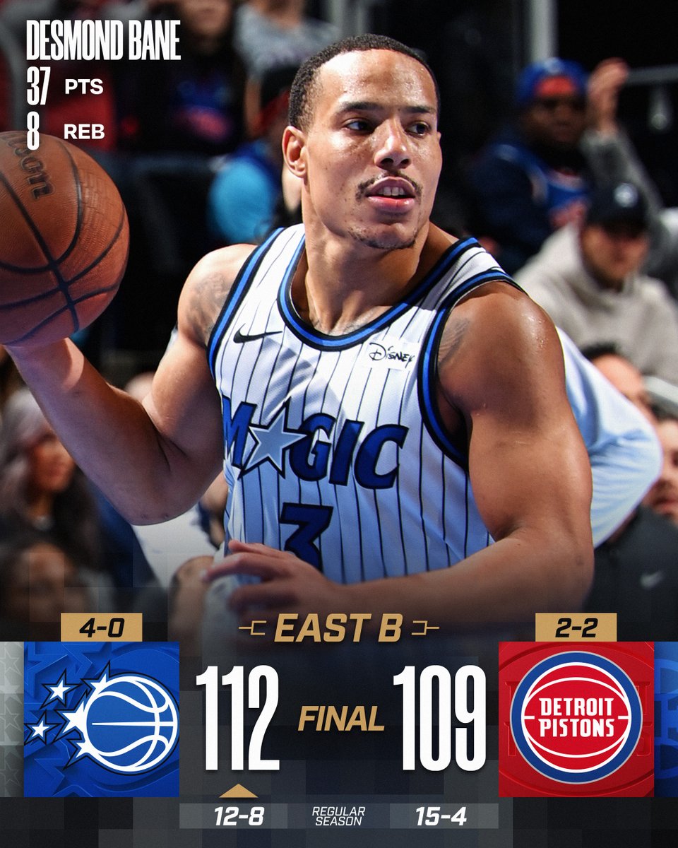 🏆 FRIDAY'S FINAL SCORES 🏆

Desmond Bane and the @OrlandoMagic clinch their spot in the @emirates NBA Cup Quarterfinals!

Franz Wagner: 21 PTS, 7 REB, 3 STL
Cade Cunningham: 39 PTS, 13 REB, 11 AST, 4 3PM  