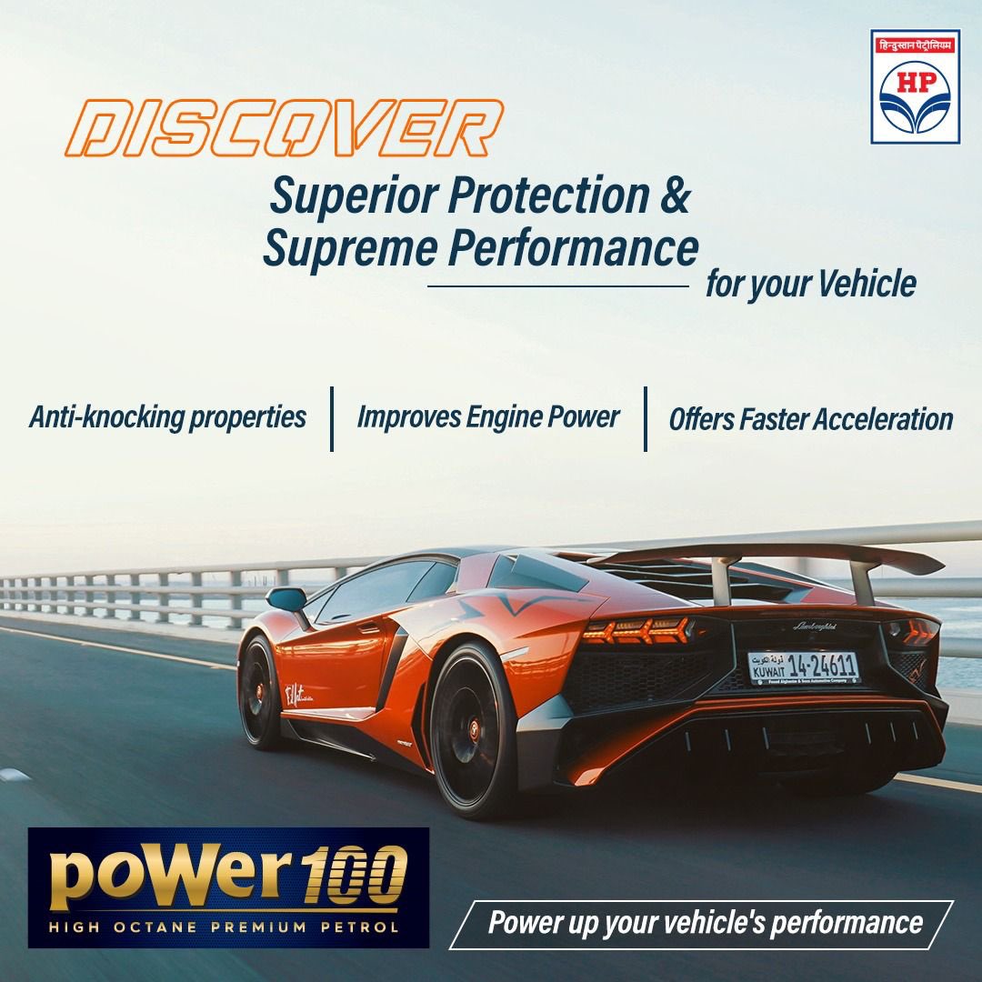 HPCL_Mumbai's tweet image. High-end vehicles call for high-end performance like HPCL&apos;s PoWer100.The Ultra-premium Petrol comes with an Octane rating of 100, it&apos;s eco-friendly, engine friendly &amp;amp; gives better fuel economy. Power up for a smooth ride. #HPCL #Deliveringhappiness