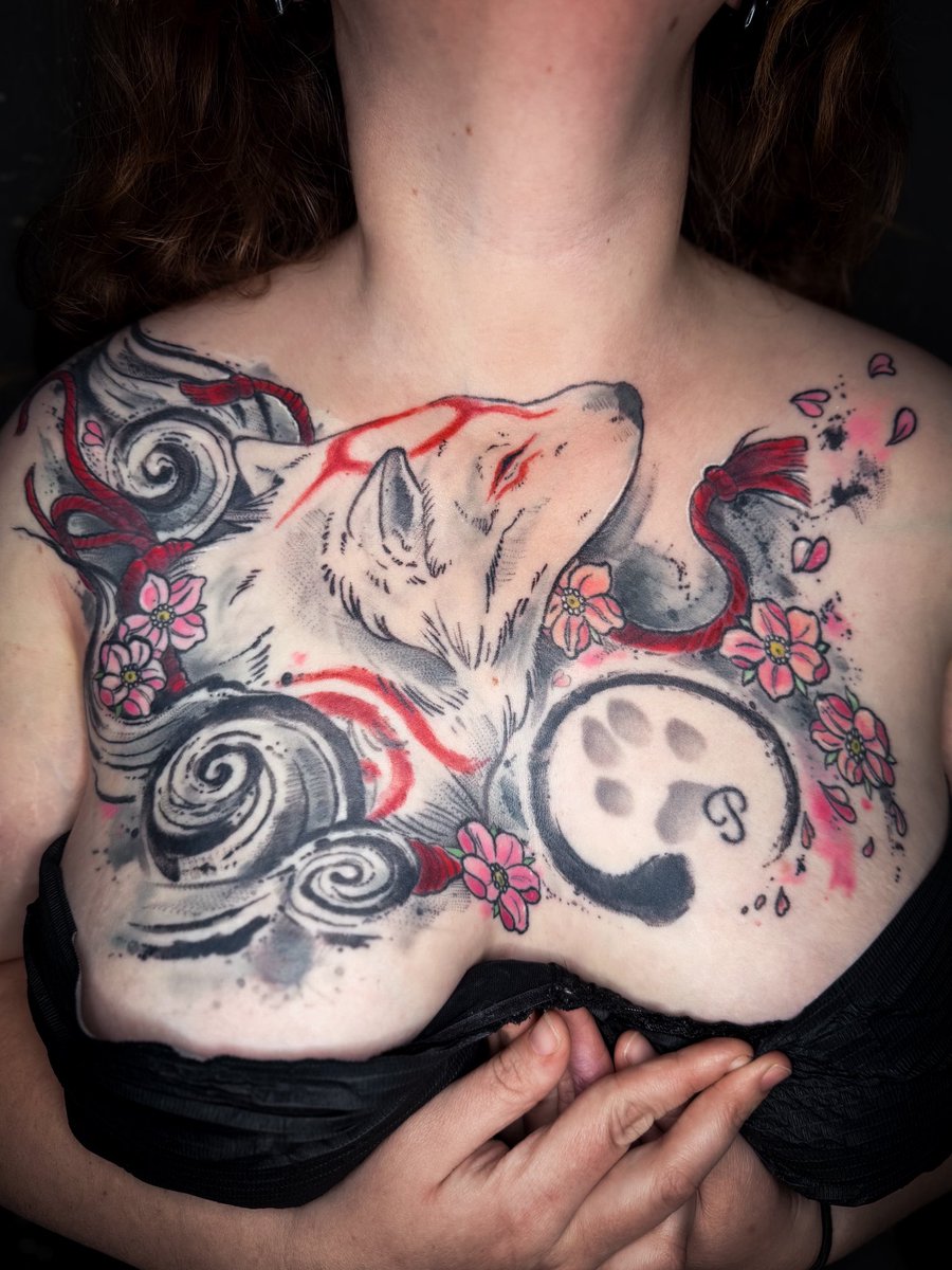 Un chest Okami en carte blanche ! Cica de plus de 6 mois ~

(La patte et le lettrage sont d’un autre tatoueur.)

Merci de ce projet ~