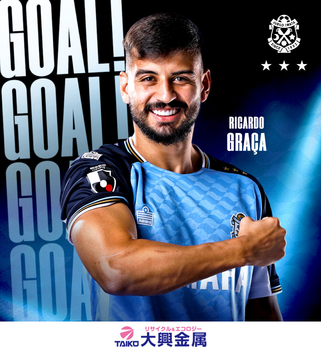 Jubiloiwata_YFC's tweet image. ◤ 𝑮𝑶𝑶𝑶𝑶𝑶𝑶𝑨𝑳 ◢

後半45分
鳥栖 1-2 磐田
#リカルドグラッサ 選手

▼ご視聴はこちらから
🎬#DAZN
 bit.ly/3TphCpf

#鳥栖磐田
#ジュビロ磐田 #jubilo