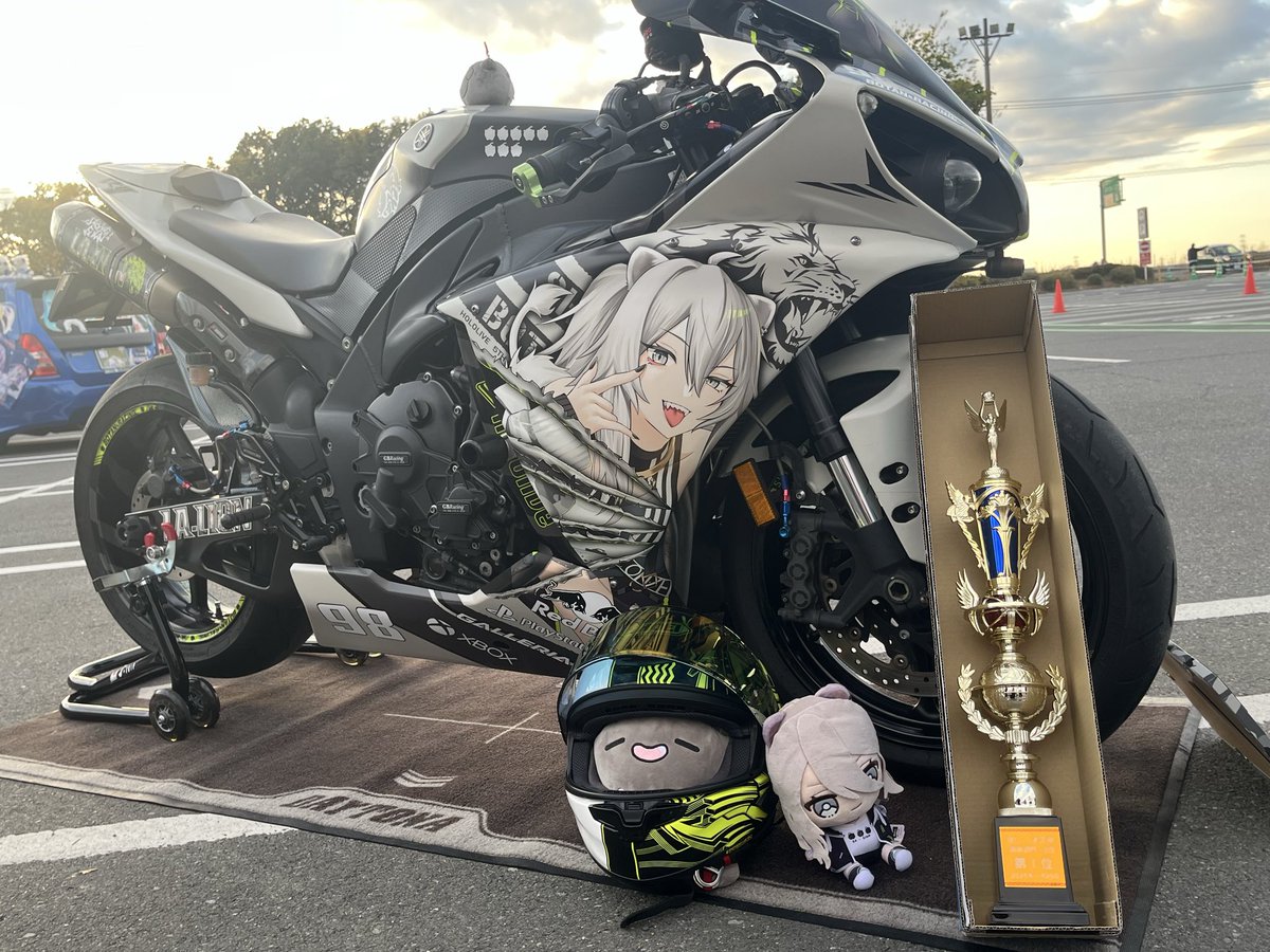 MonsterCat_NC42's tweet image. 痛車人気投票1位頂きました❗️
 #しし論