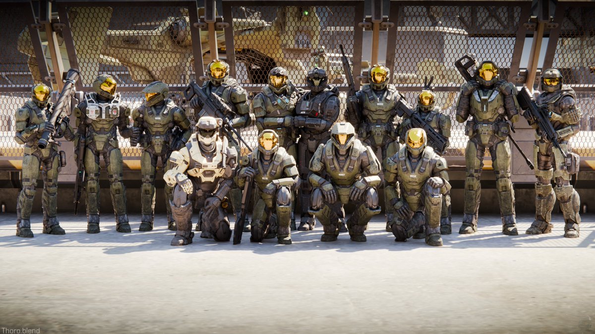 Spartan-IIIs anyone? Yes hes a lil short :)

#Halo #HaloInfinite #HaloSpotlight