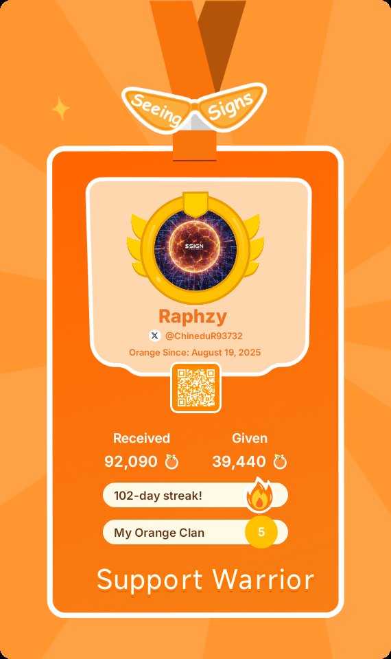 100% ORANGE BLOOD certified 🍊👑
Waiting for you in the Orange Dynasty App — come claim your glory!
orange.sign.global/app?invite-cod…