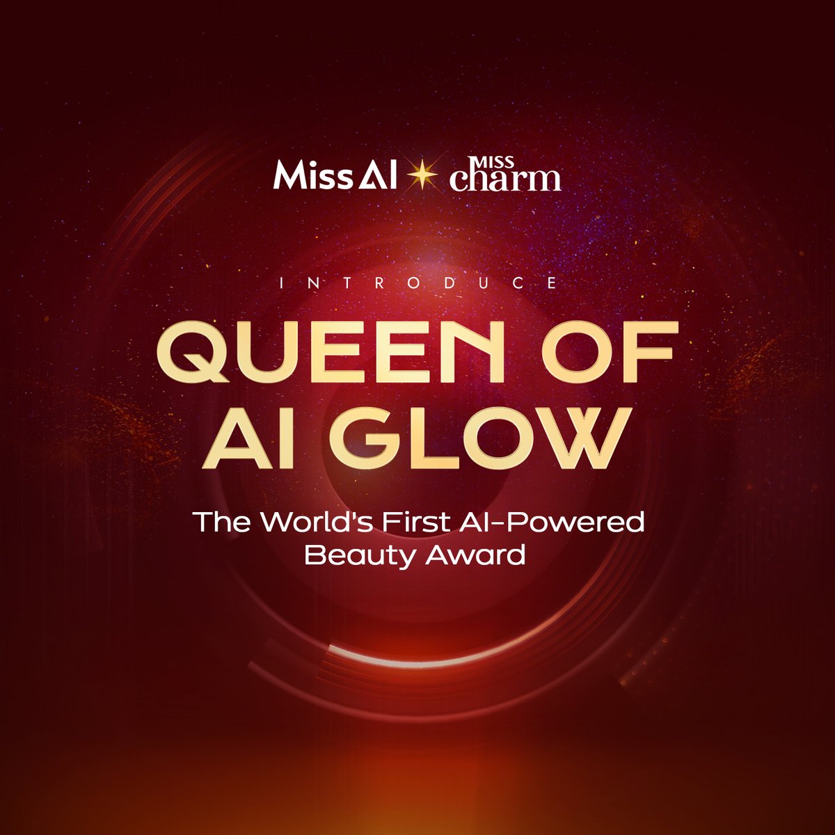 🏆 THE "QUEEN OF AI GLOW" AWARD IS NOW OPEN - A NEW ERA OF AI-POWERED BEAUTY BEGINS
🗳️ Glow &amp; Support Your Queen: missai.tech/misscharm

Miss AI proudly presents "Queen of AI Glow" Award on the prestigious Miss Charm stage where culture, intellect, and modern elegance converge.