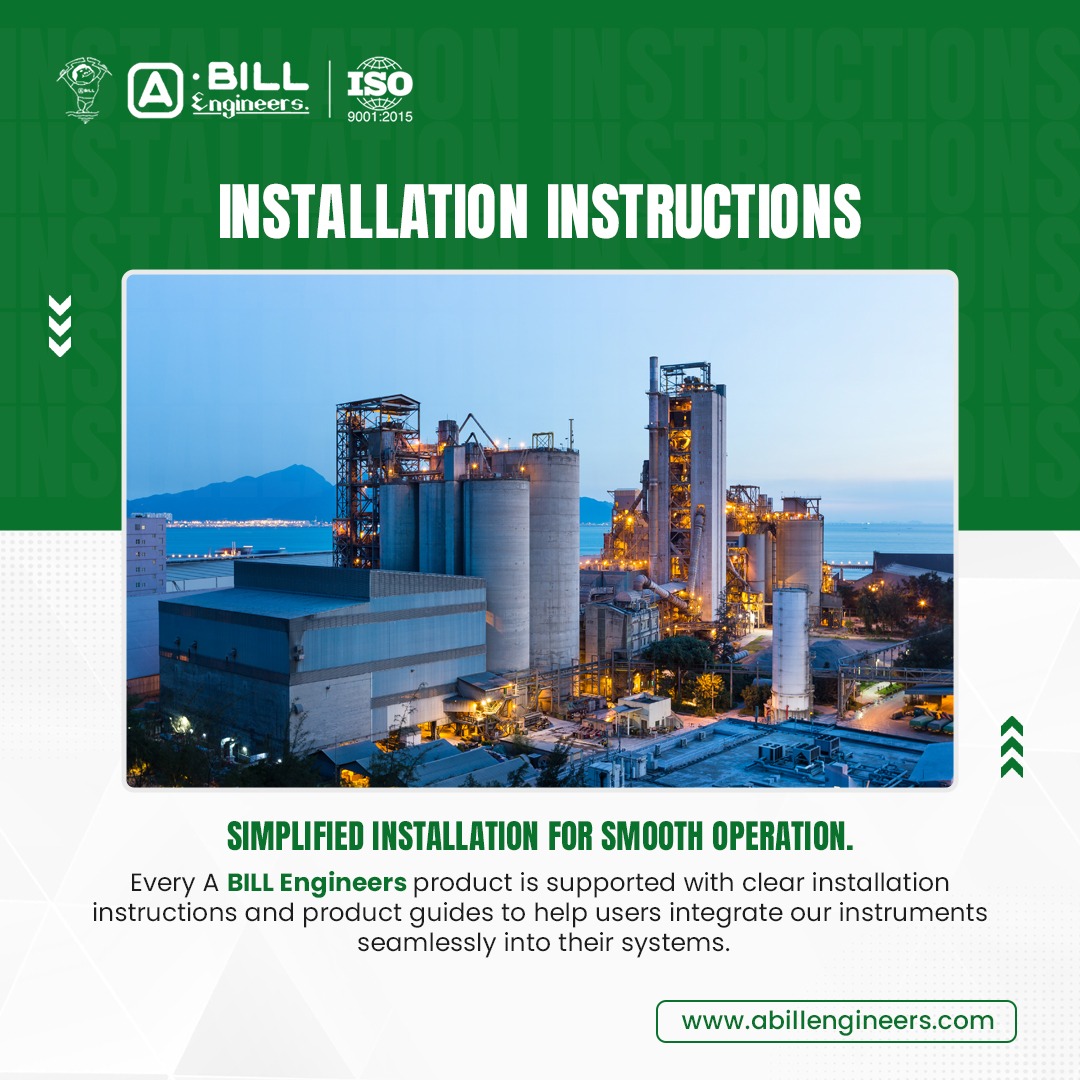 Abillengineer's tweet image. Every A BILL Engineers product comes with detailed installation instructions and product guides, ensuring seamless integration and reliable performance in your system setup.

abillengineers.com

#ABILLEngineers #ProcessControl #Instrumentation #InstallationGuide #Industrial