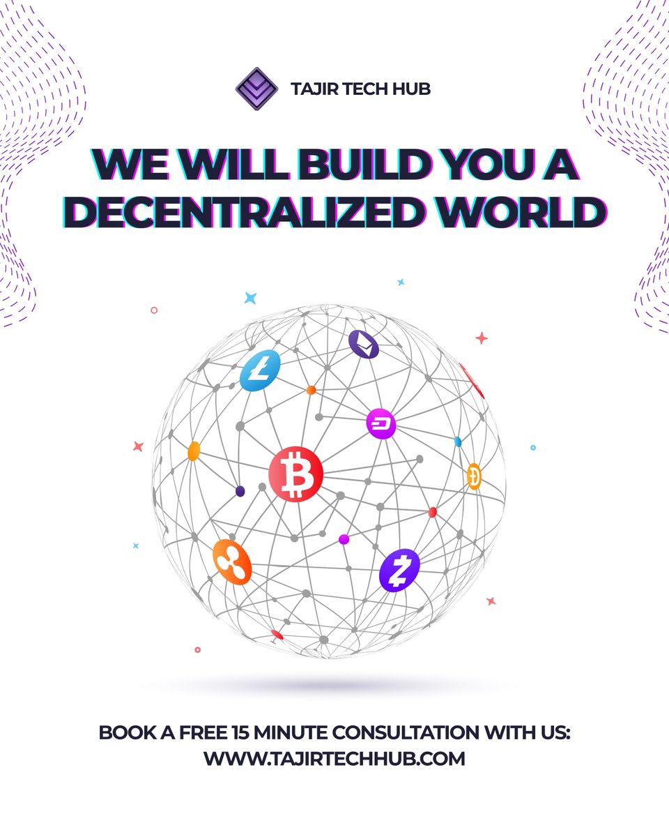 TajirTechHub's tweet image. You don’t need to understand every part of Web3.
You just need the right team to build it for you 🔗✨

We help you launch real decentralized solutions, fast and securely.

Let&apos;s build your decentralized world → tajirtechhub.com

#Web3 #TajirTechHub #Decentralization