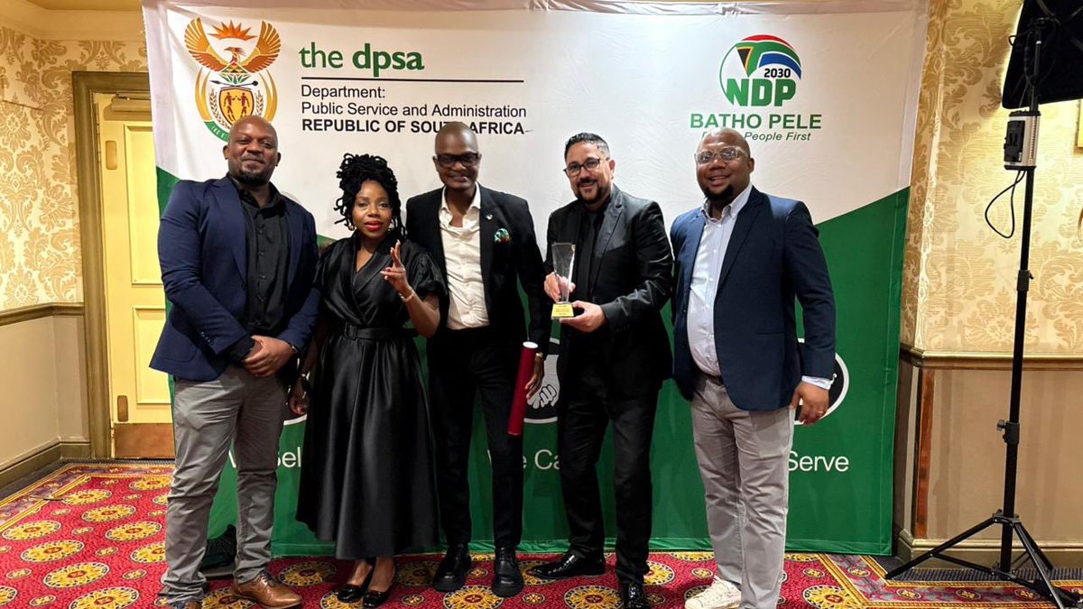 Team DID has won National Gold at the National Batho Pele Excellence Awards in Category A: Replication and Adaptation of Innovative Solutions. This top honour recognises our Infrastructure Delivery Platform (iDEP). ⭐️
#ProudlyDID