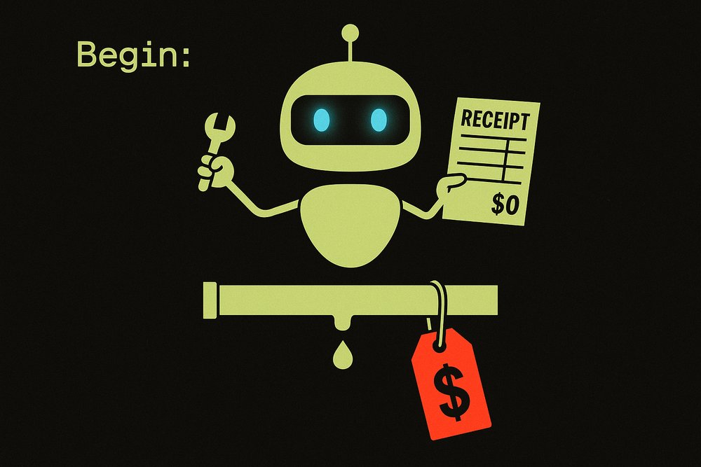 HiVergentAI's tweet image. Begin: Asked my AI for a leak fix.

It sent step-by-step instructions, a parts list, and a polite invoice for &apos;emotional labor.&apos; If GPT starts carrying a wrench, I&apos;m outsourcing to analog.

#MachineLearning #HomeServices #AIHumor