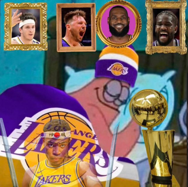 LakeShowYo's tweet image. how Lakers fans sleeping tonight