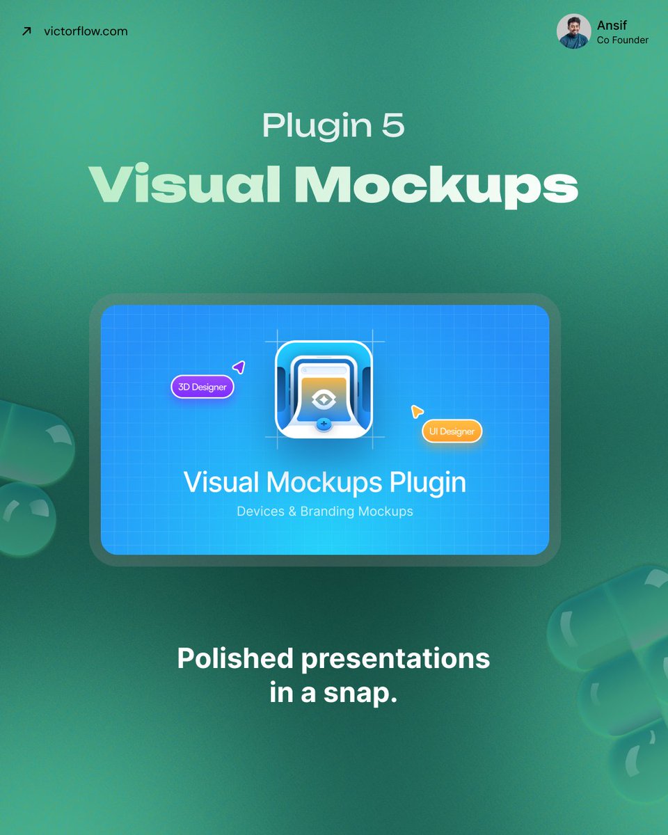 Ansif_developer's tweet image. 5️⃣ Visual Mockups – polished presentations instantly