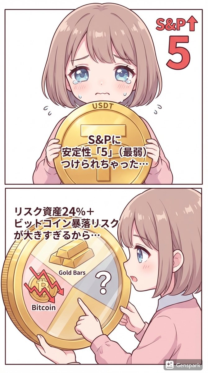 Chain_ResearchG's tweet photo. 🎉相場ゆれゆれ！でもチャンスも爆増のDeFiニュース7選✨

DeFi / Web3ニュース
これを読めばバッチグー✊🔥

⸻

⭐️ USDTがまさかの“最低評価”に…💥
S&PがステーブルコインUSDTを最弱ランクに引き下げました。
裏付け資産にボラティリティの高いBTCが多すぎることが理由です。
DeFiの“基軸通貨”への信頼低下として市場がざわついています。
🔗 https://t.co/s0VnNpkD5K

⭐️ EthenaのUSDeがTVL半減😱
高利回りで人気だったUSDeの預かり資産が50%消失しました。
理由は「利回りが普通の貸し出しと変わらなくなった」ためです。
投資家の“資金の引っ越し”が始まっているシグナルです。
🔗 https://t.co/XzjW4xLzbi

⭐️ Coinbaseの未来予測：2026年は“AI×RWA”の年🤖🏛️
現実資産のトークン化（RWA）とAIエージェントの台頭を予測。
「AIが勝手に資産運用する時代」がもうすぐ来ます。
2026年のDeFiトレンドを左右する重要レポートです。
🔗 https://t.co/VFk2ZYixLp

⭐️ DWF Labsが110億円のDeFi専用ファンド爆誕💰✨
7,500万ドル規模の新ファンドを立ち上げました。
マルチチェーンや流動性改善の技術に重点投資する方針です。
新しいDeFiサービスの“生まれる場所”がさらに増えそうです。
🔗 https://t.co/42lk2cICSs

⭐️ Availの“全チェーン接続”Nexusがついに稼働🌐🚀
チェーン間の壁を消す次世代インフラ「Nexus」がメインネット開始。
ユーザーはチェーンを意識せず資産を動かせる未来に一歩前進。
DeFiのUXがぶっ壊れレベルで良くなる可能性があります。
🔗 https://t.co/3SgiesyFSV

⭐️ テキサス州が“ビットコイン準備金”を開始🔥🇺🇸
州としてビットコインETFを実際に購入し始めたとの報道。
国家レベルでBTCが「資産」として認められる動きが加速中です。
DeFi界隈でもビットコインの存在感がさらに高まります。
🔗 https://t.co/9ckQbqAyji

⭐️ Dogecoin ETFがついに承認！？🐶💎✨
ミーム代表のDogecoinがNY証券取引所にETFとして上場。
“ネタコイン”がついにウォール街デビューしました。
ミーム資産の扱いが一段と“本物の投資”へ近づいた象徴です。
🔗 https://t.co/cFdhhzM7aW