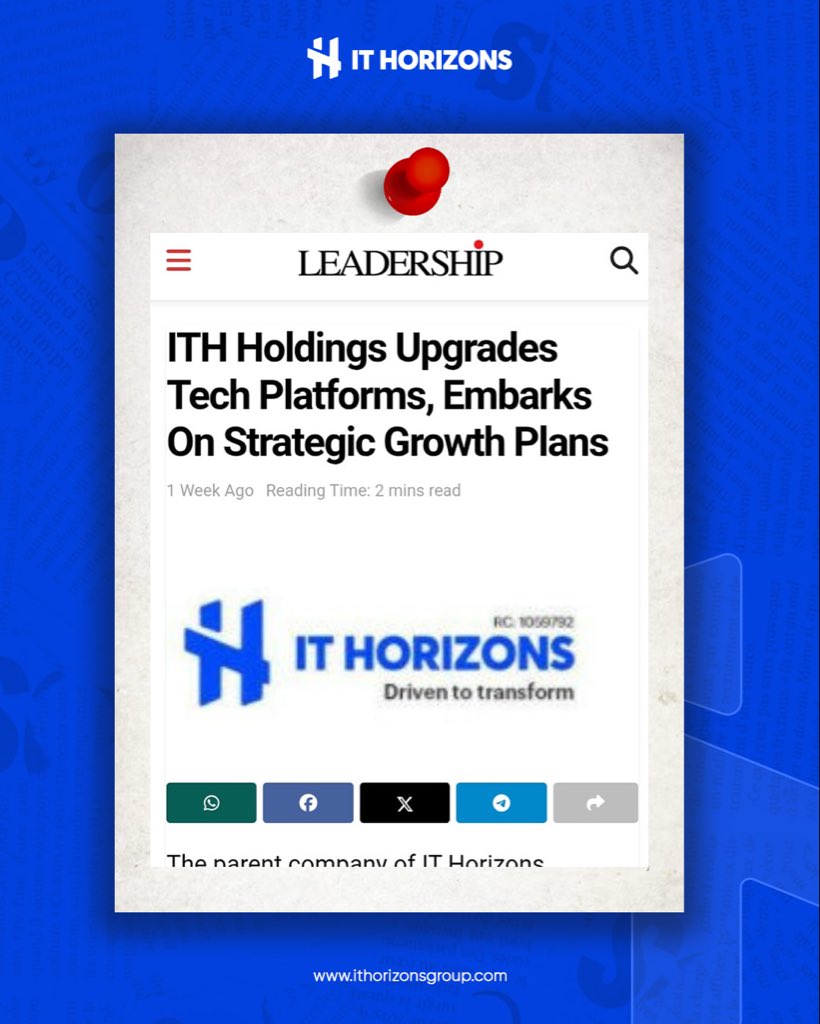 zojatech's tweet image. We got featured 👏🏾👏🏾👏🏾👏🏾👏🏾

ITH Holdings is committed to providing top-notch technology services to help businesses upscale. Our new space was redesigned to foster more collaboration and drive business growth.

We’re glad to have you.

#ITHHoldings #ITHorizons #ZojaPay#Zojatech