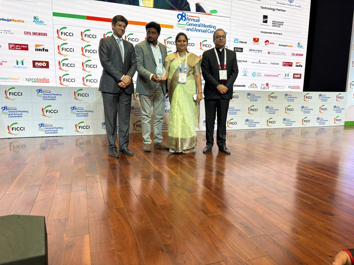 AP_MedTechZone's tweet image. Thank you @ficci_india for recognising the role of #AMTZ in making India a Leader in #MedTech and also it’s exemplary #Infrastructure &amp;amp; #Sustainability practices