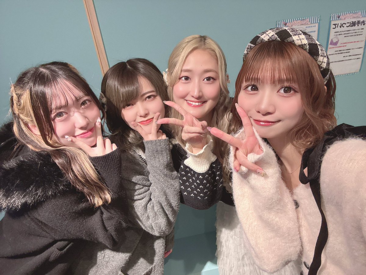 「出張❗️ハナかりっこー in静岡」ありがとうございました！

歌もトークも、賑やかな３人と楽しい時間過ごしてもらえましたか？♡私はとってもとっても楽しかったよーっ！*ˊᵕˋ*
朝早くからみんな駆けつけてくれて嬉しかった🤝楽しい時間をありがとう😭

久しぶりにるるちゃんにも会えた🩷