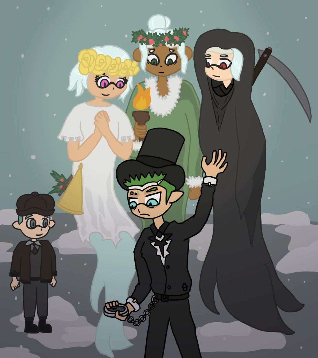 The time for carols and presents... if you're no scrooge! 
My team, <a href="/ApprCollect_Spl/">Appreciation Collective</a> 

#Splatoon