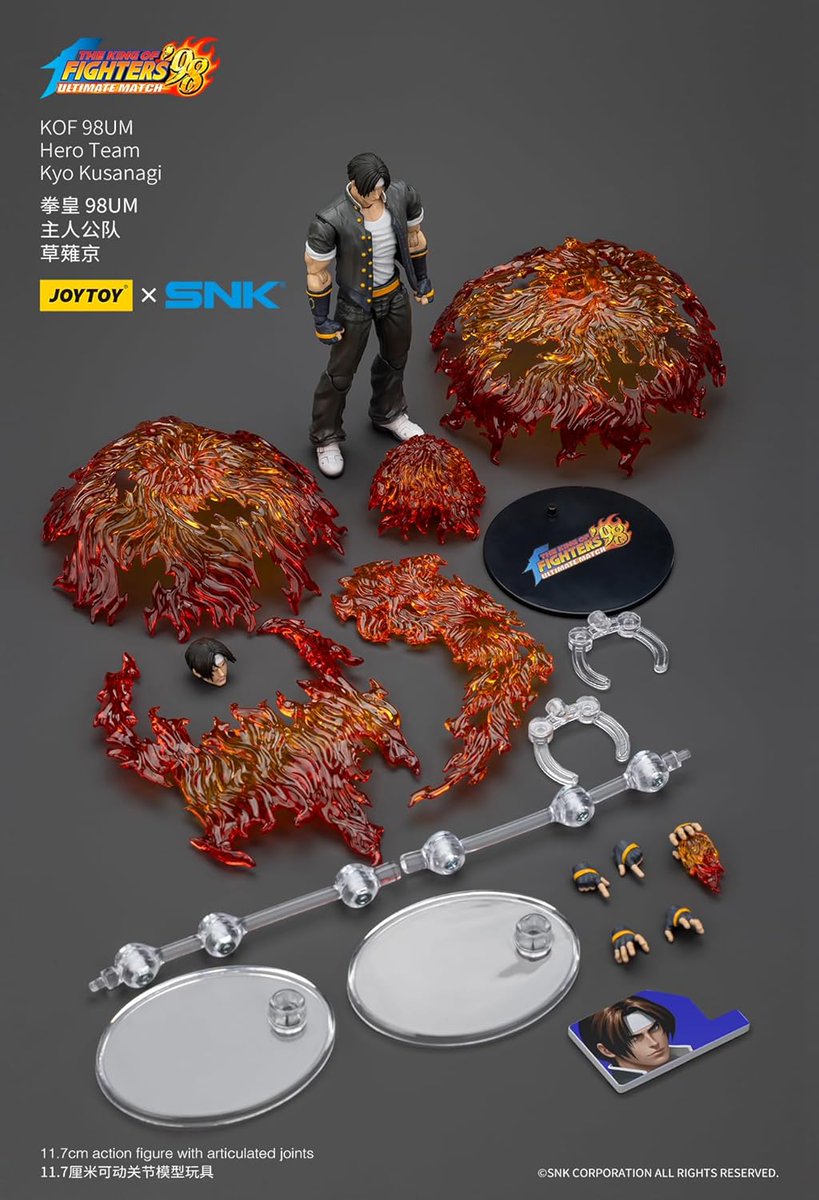 新製品】 #JOYTOY 1/18 草薙京 KOF'98 本日入荷！手のひらサイズで大蛇