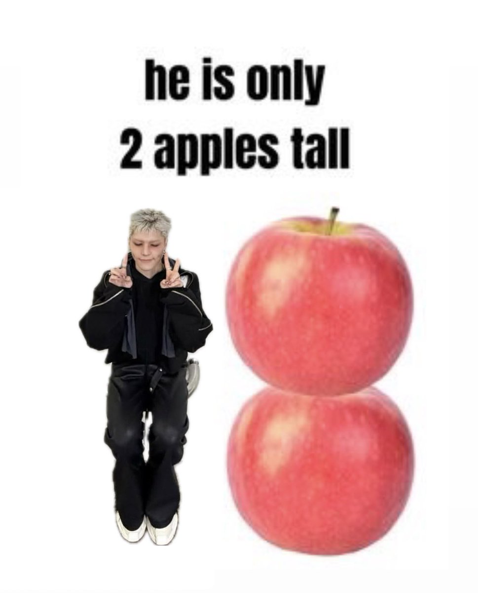 maki_lvr's tweet image. #MAKI he is only 2 apples tall
