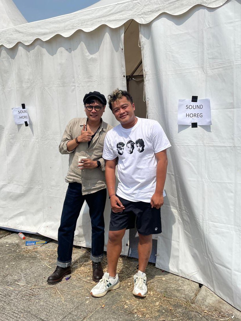 silampukau's tweet photo. Suatu kebanggan bisa ketemu maestro horeg ᒍᗩTIᗰ pride: Thomas Alva Edisound🙏🏽 https://t.co/zCKsMTukvn