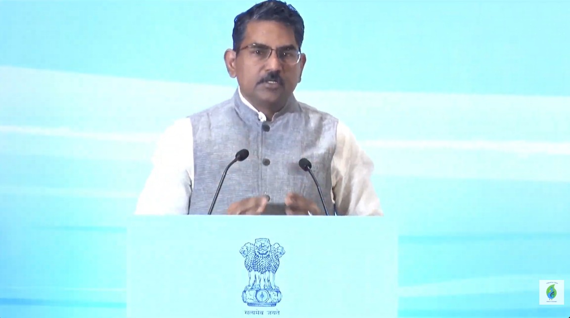 nwmgoi's tweet image. Shri Bapu Gopinathrao Pawar, MD, SBM-G, Maharashtra, outlines the way forward for greywater management: decentralized &amp;amp; climate-resilient technologies, clear GP-level protocols, capacity building for VWSCs/local operators, and strong IEC for community engagement.
#SujalamBharat