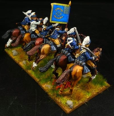 Axebreaker10's tweet photo. Finished 2nd Continental Light Dragoons for my AWI collection.
#AWI #Wargames #28mm #PerryMiniatures https://t.co/WZ3SmnjWTE