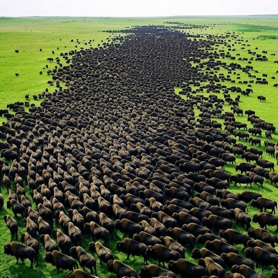 TonyClimate's tweet image. During the Little Ice Age there were tens of millions of bison on the Great Plains. Bovine flatulence has nothing to do with climate, but provides government yet another excuse to control the population.