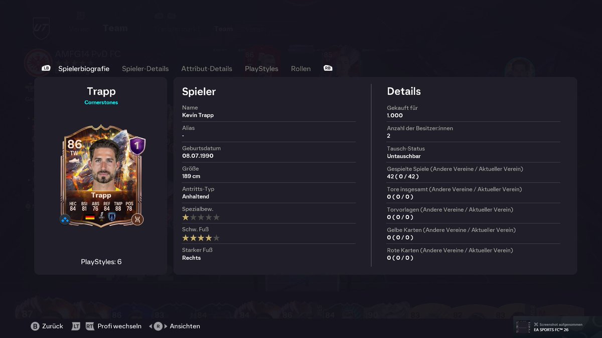 Dani5ooo's tweet image. @DutchFromThe5 #Trapp&apos;o mit 88 Geschwindigkeit und Fullchem passt so oder?

#EAFC26 #EAFC #FUT26 #UT26