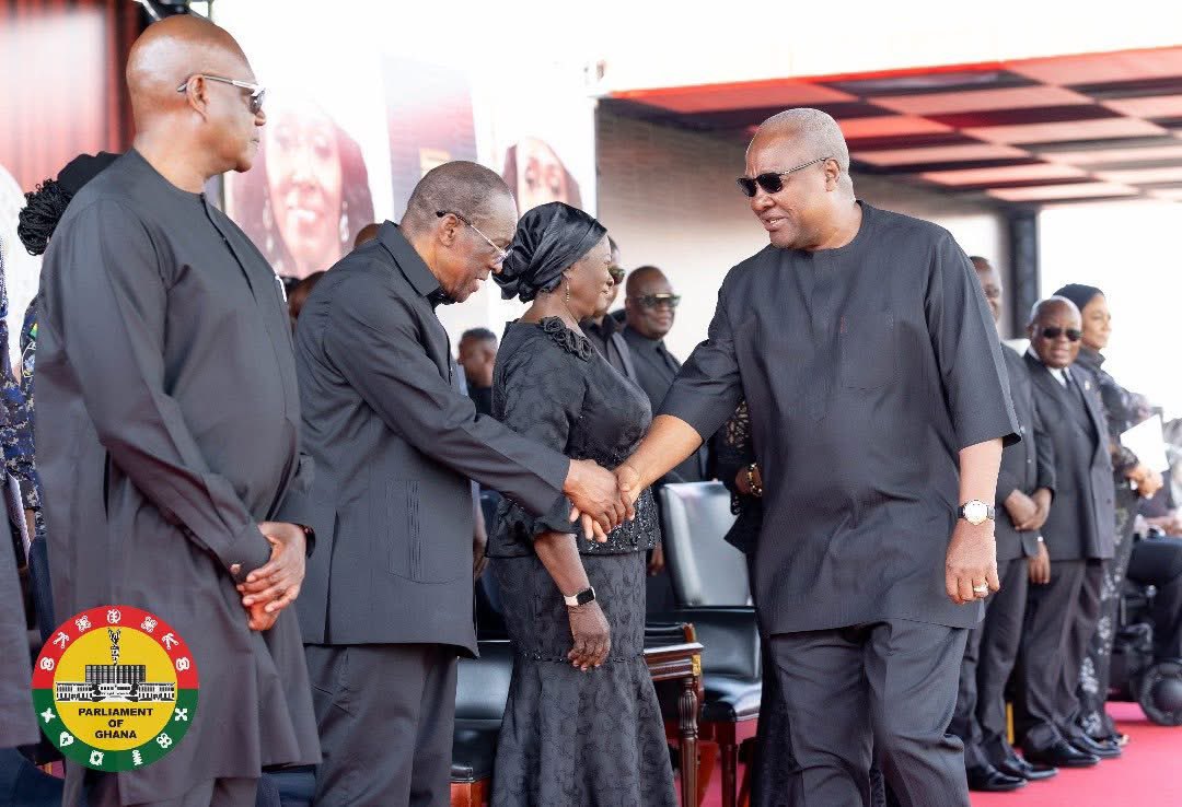 ProfDrGADanquah's tweet photo. Joined national leaders and mourners in honouring the former First Lady Nana Kunadu Agyeman-Rawlings.
#RIPP
#GhanaMourns
#WomanAtWork https://t.co/tHk9wKqtBH
