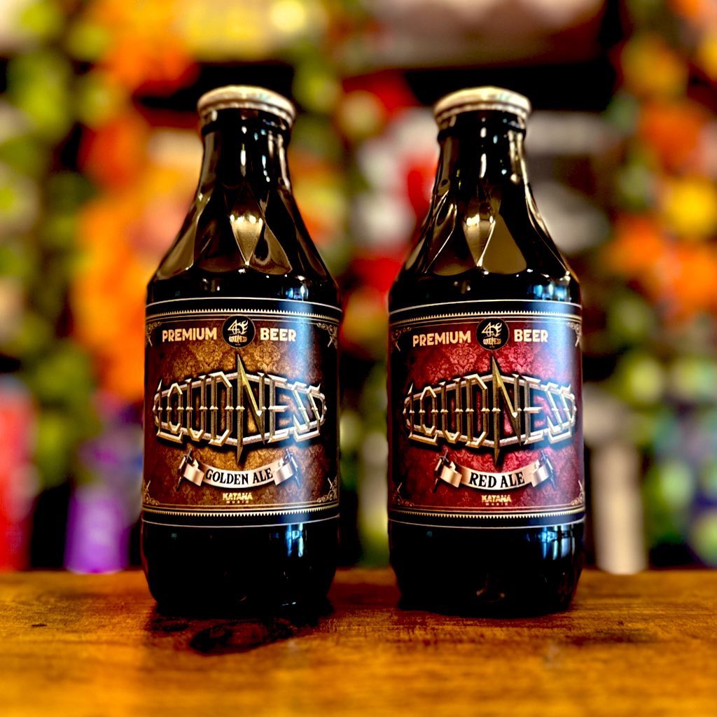 六本木／乃木坂 <a href="/MetalMasterTYO/">Metal Master Tokyo</a> <a href="/MetalMasterBrew/">Metal Master Brewing</a> に<a href="/LOUDNESS_INFO/">LOUDNESS_OFFICIAL</a> プレミアムビール ゴールデンエールとレッドエールが入荷しました🎸
オーダー1本ごとにラウドネス非売品グッズをプレゼントします🎁
LOUDNESSグラスで是非ご賞味ください🍺