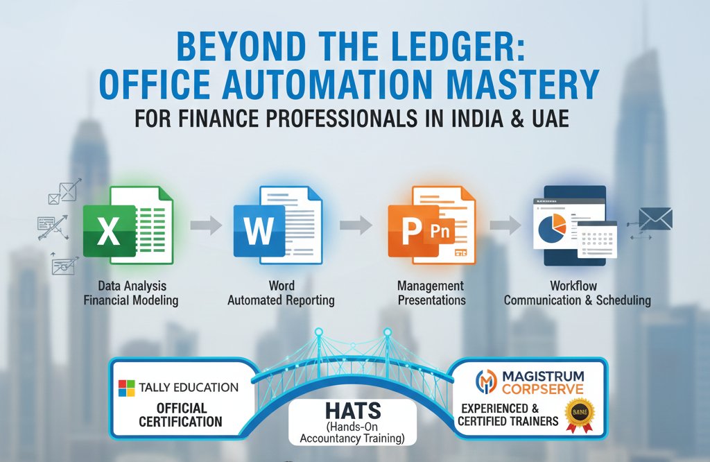 Hari_R_Krishna's tweet image. Magistrum Corpserve provides the job-ready context for India/UAE markets. Stop manual data handling. Start automating reports.

Read the career guide: magistrum.in/post/the-produ…

#TallyEducation #AdvancedExcel #OfficeAutomation #FinanceJobs