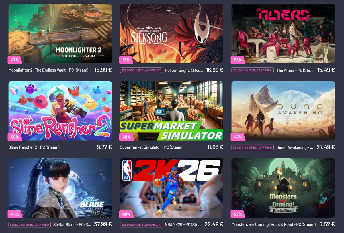 🔥Esto sigue de locura!!!

Precios que ni te vas a creer!

dale caña 🔥👇

#BlackFriday